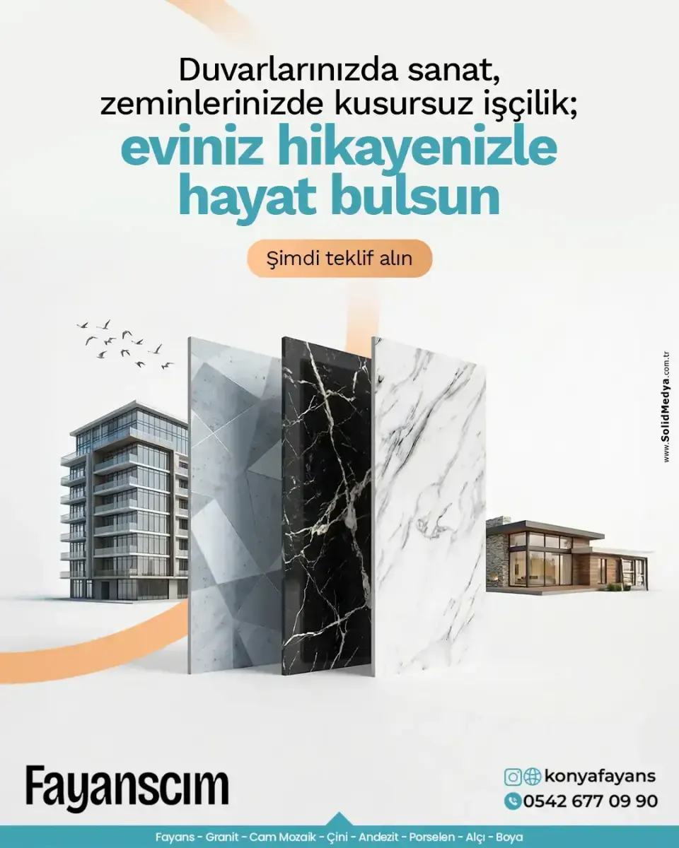 Vizyon & Misyon — Kurumsal — Konya Fayans &amp; Seramik Ustası